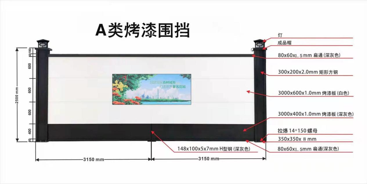 東莞A類工地圍擋廠家來圖定做批發(fā)